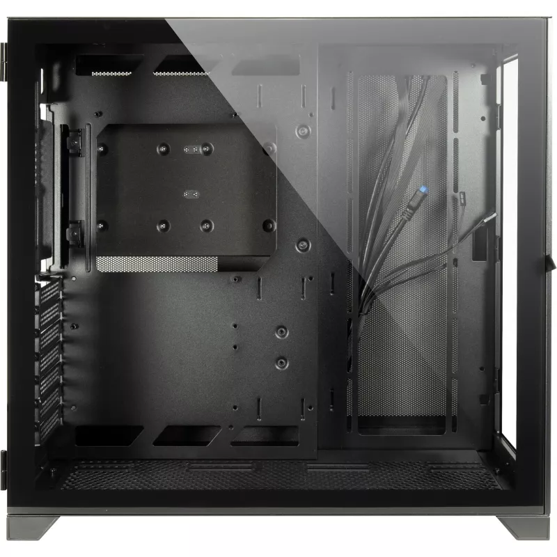 Caja de PC gaming C-703 Vision ATX, cristal templado, negro