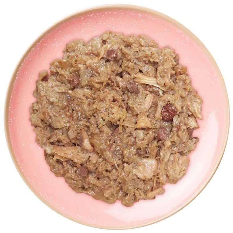 WIEJSKA ZAGRODA Filetes monoproteicos de pollo - Comida húmeda para gatos - 85g
