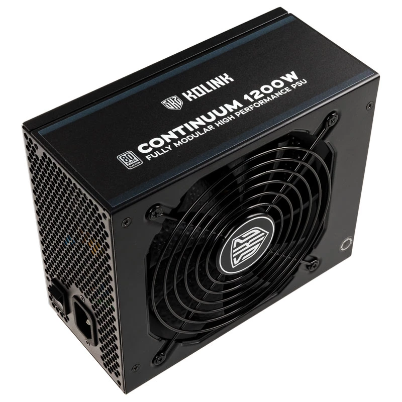 Fuente de alimentación Kolink Continuum 80 PLUS Platinum modular 1200W