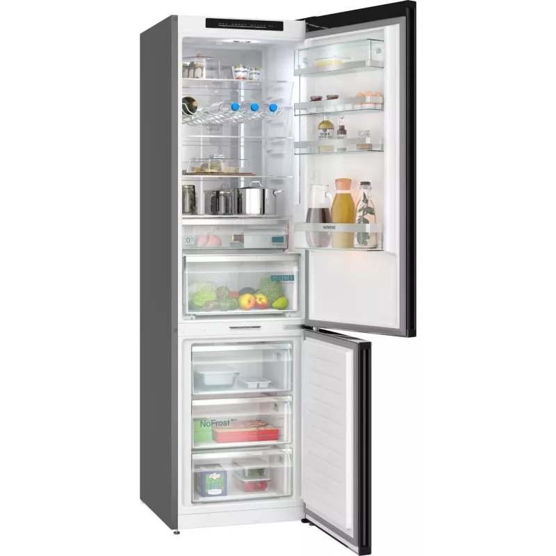 Frigorífico combi Siemens KG39NSBBF independiente 363 L, NoFrost, 33 dB, negro