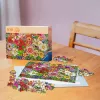 Ravensburger Feel Well & Puzzle - Ventana de flores, 100 piezas, elementos táctiles