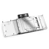 Bloque de agua y backplate para GPUs BitsPower BP-VG3090EVXC3 — acrílico, cobre, acero niquelado, 125,4 × 263,7 × 25 mm