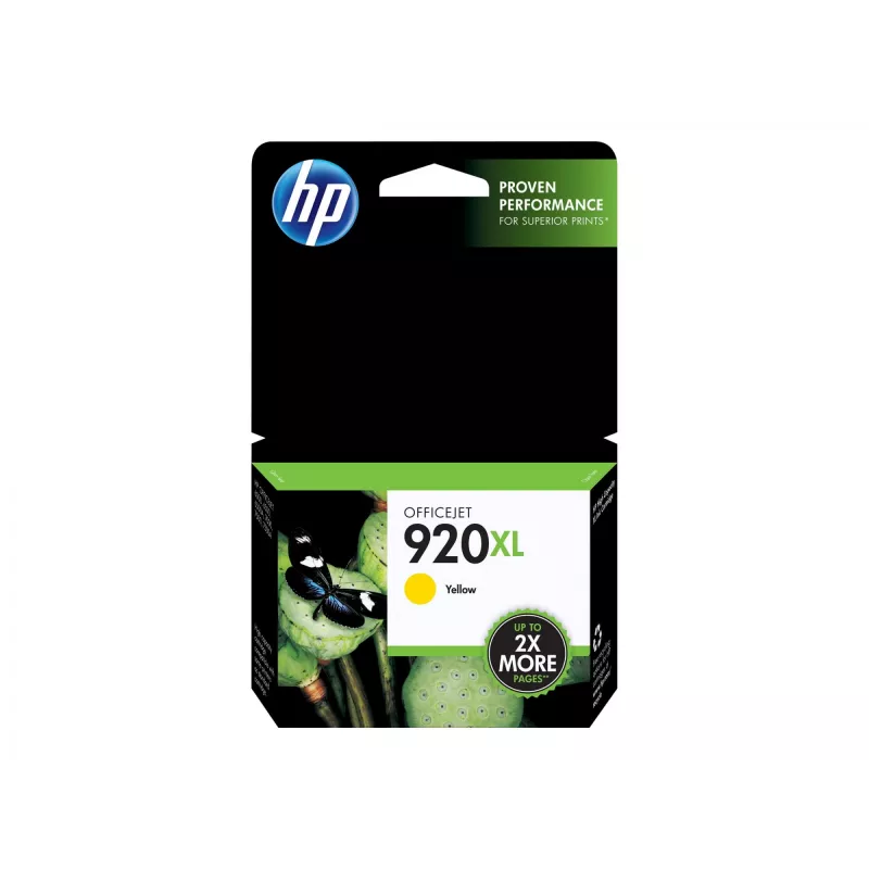 HP 920XL Cartucho de tinta original Yellow de alto rendimiento, Amarillo, 1 ud., 700 páginas