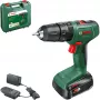 Atornillador percutor a batería EasyImpact 18V-38 (verde/negro, batería de litio 2,0Ah, maletín de transporte, POWER FOR ALL ALLIANCE)