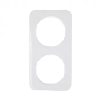 Placa de pared Berker 10122189 blanco diseño sin tornillos