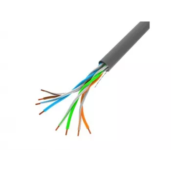 Cable de red UTP LANBERG LCU5-10CC-0100-S RJ45 100MB/S 100M Gris