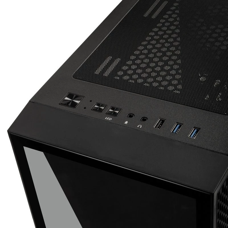Caja Midi Tower Kolink Void Rift ARGB - negra