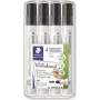 Rotulador para pizarra blanca Staedtler 351WP4-9X negro punta 2,0 mm