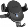 Soporte SBS con carga inalámbrica 15 W y abrazadera de tornillo (negro) (TESUPWIR15SCREW)