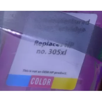 Cartucho de tinta a color Superbulk HP 305XL (3YM63AE) 17 ml, compatible con HP DeskJet 2820e