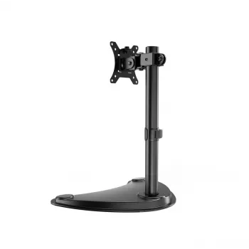 Soporte de sobremesa para monitor GEMBIRD MS-D1ST-04 para pantallas de 13–32 pulgadas, altura e inclinación ajustables, VESA 75x75–100x100, hasta 8 kg