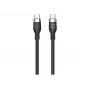 Hyper 1,5 m Cable de carga USB-C a USB-C 60W de silicona - negro