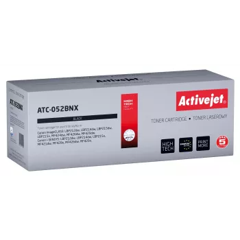 Tóner Activejet ATC-052BNX (sustituto de Canon CRG 052H XL; Supreme; 9200 páginas; negro)