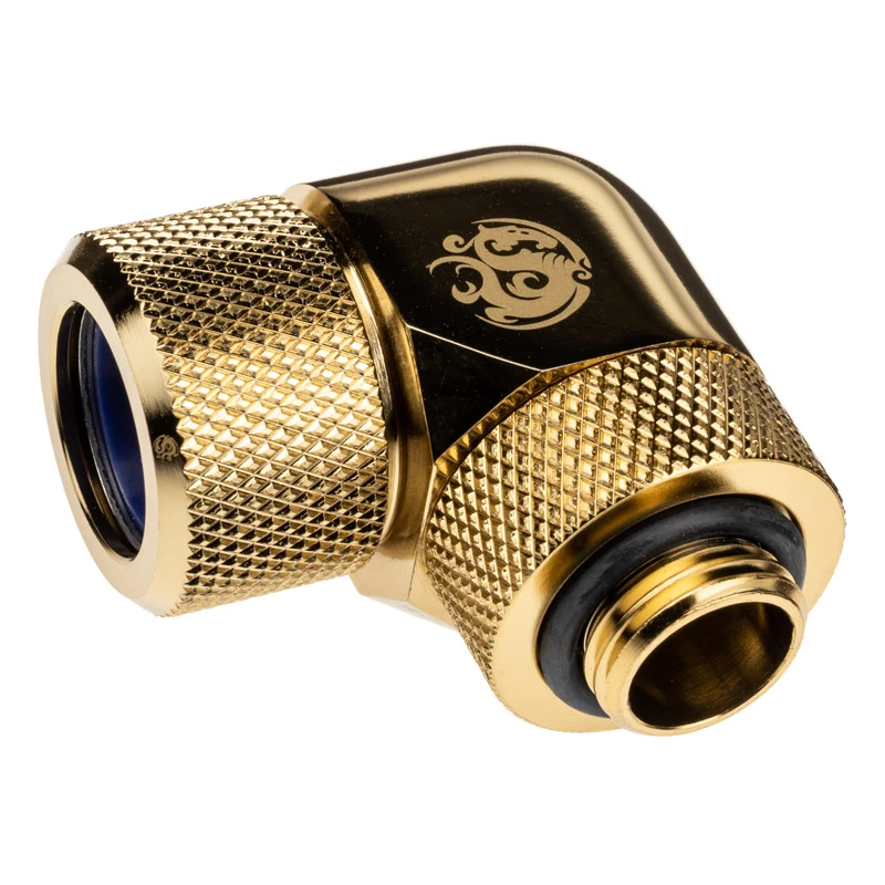Conector de tubo BitsPower BP-TBE90RMLA14 Latón 14 mm de diámetro Pieza de refrigeración para ordenador