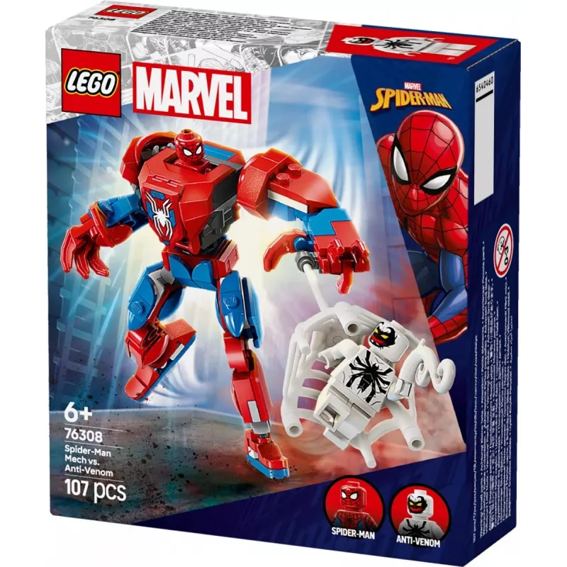LEGO MARVEL 76308 Mech de Spider-Man vs. Anti-Venom