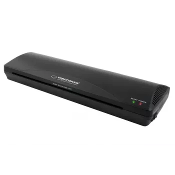 Plastificadora Esperanza EFL003 laminadora en frío/caliente 250 mm/min negra