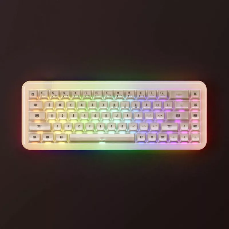 Teclado mecánico gaming AKKO YU01 Antique Jade 65% RGB con switches V3 Piano Pro