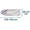 Funda de tabla de planchar VILEDA Total Reflect azul gris blanco para tablas de planchar 1300 x 450 mm