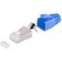 Conector de cable RJ45 ShiverPeaks BS72067-B azul