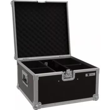 Flightcase Roadinger 31005190 para 4 focos LED IP PAR