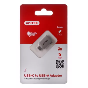 UNITEK adaptador USB-C-USB-A 3.1 GEN1, M/H, A1025GNI