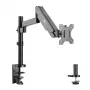 Soporte de monitor de escritorio MACLEAN MC-775 para pantallas de 32 pulgadas (81,3 cm), VESA 75x75–100x100, hasta 8 kg, gris