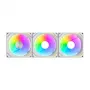 Ventilador de caja Darkflash Gauss G24 3-in-1 blanco 120 mm — set de 3, 120 mm