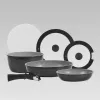 Set de menaje Maestro MR-4800-7, set de 7 piezas de ollas y sartenes