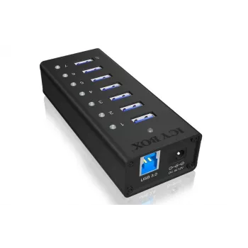 ICY BOX IB-AC618 USB 3.2 Gen 1 (3.1 Gen 1) Type-B 5000 Mbit/s negro