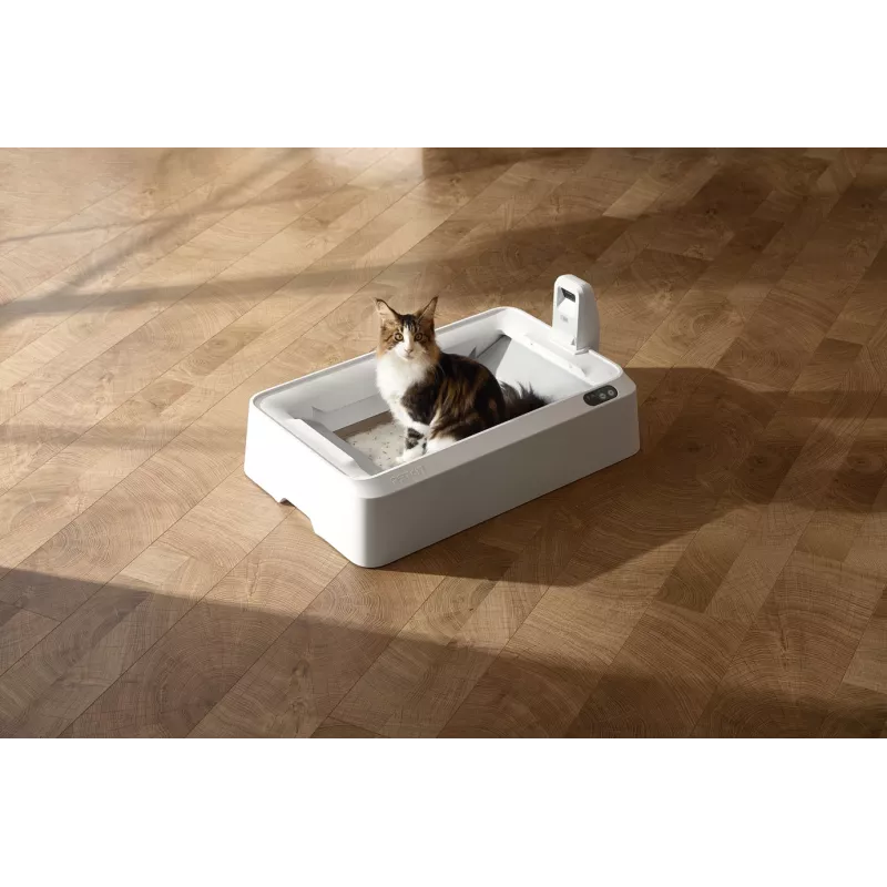 Arenero autolimpiable para gatos PETKIT T7-EU, blanco