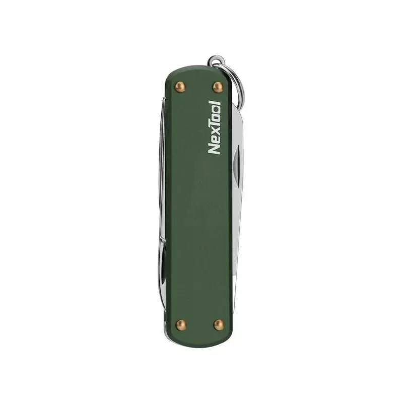 Navaja multiusos Nextool NE0143 – multiusos plegable compacta con alicate, hojas, destornillador, verde, acero inoxidable, 64,5×152 mm, 29 g