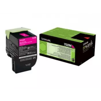 Lexmark 702M - magenta - original - cartucho de tóner LCCP, LRP - para Lexmark CS310dn, CS310n, CS410dn, CS410dtn, CS410n, CS510de, CS510dte (70C20M0)