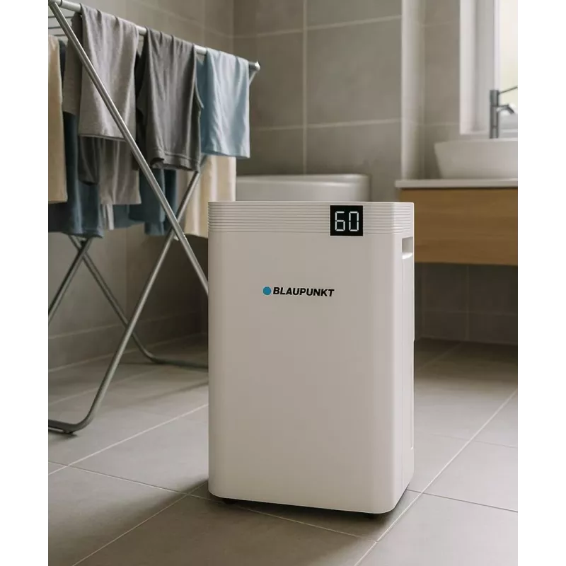Deshumidificador BLAUPUNKT ADH801 — 20 L/día (máx. 36 L/24h), depósito de 4,2 L, 600 W, R290, indicador LED