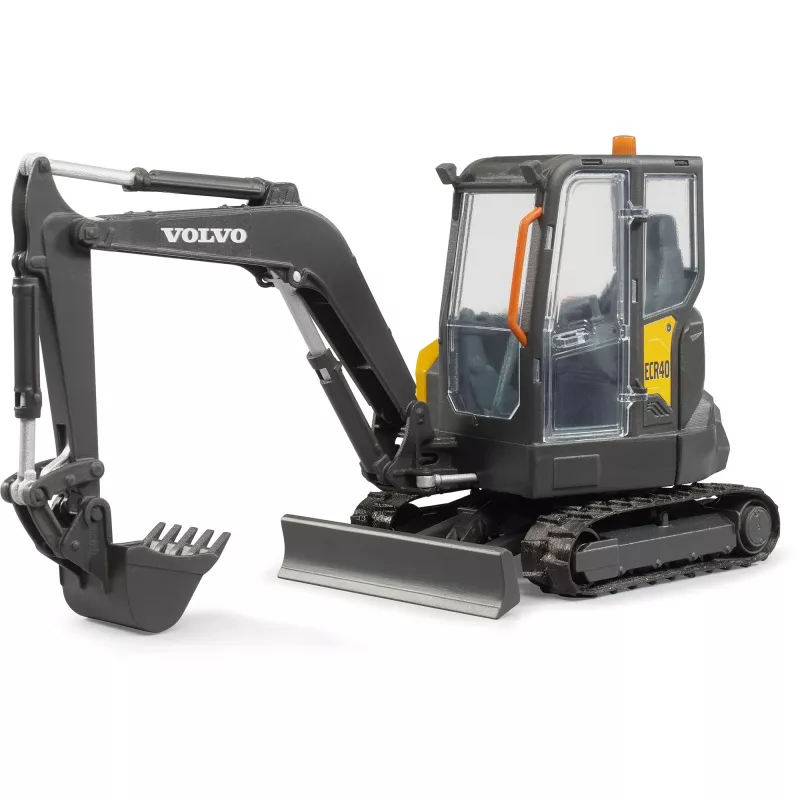 Vehículo de modelismo BRUDER — Volvo ECR40 miniexcavadora compacta (juguete) de BRUDER, modelo 02465
