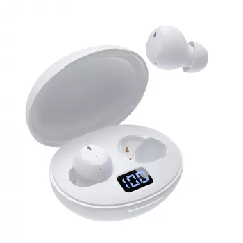 Auriculares inalámbricos White Shark GEB-TWS-02 Vortex blancos