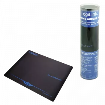 Alfombrilla LOGILINK XXL negra – alfombrilla gaming y de oficina extragrande, base antideslizante