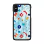 iKins Poppin Rock funda para iPhone XS/X, negra