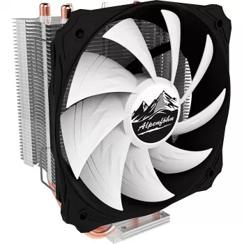 Disipador de CPU Alpenföhn Ben Nevis 12 cm Negro, Cobre, Plata, Blanco