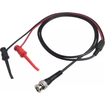 VOLTCRAFT Cable de medición BNC 1,14 m Negro, Rojo MSC-101 (MSC-101)