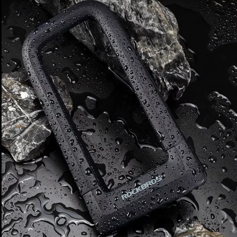 Rockbros RKS626-BKU-lock candado de bicicleta, negro