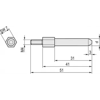 SCHROFF pasador de codificación 20 uds. (60895018)