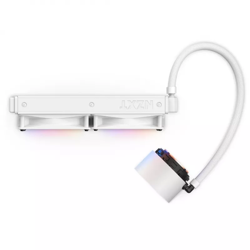 Refrigeración líquida todo en uno NZXT Kraken Elite 240 RGB 12 cm blanca