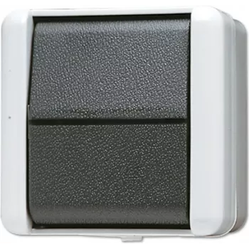 Interruptor basculante Jung 807 W — con cable, carcasa de termoplástico, 250 V AC, 10 A