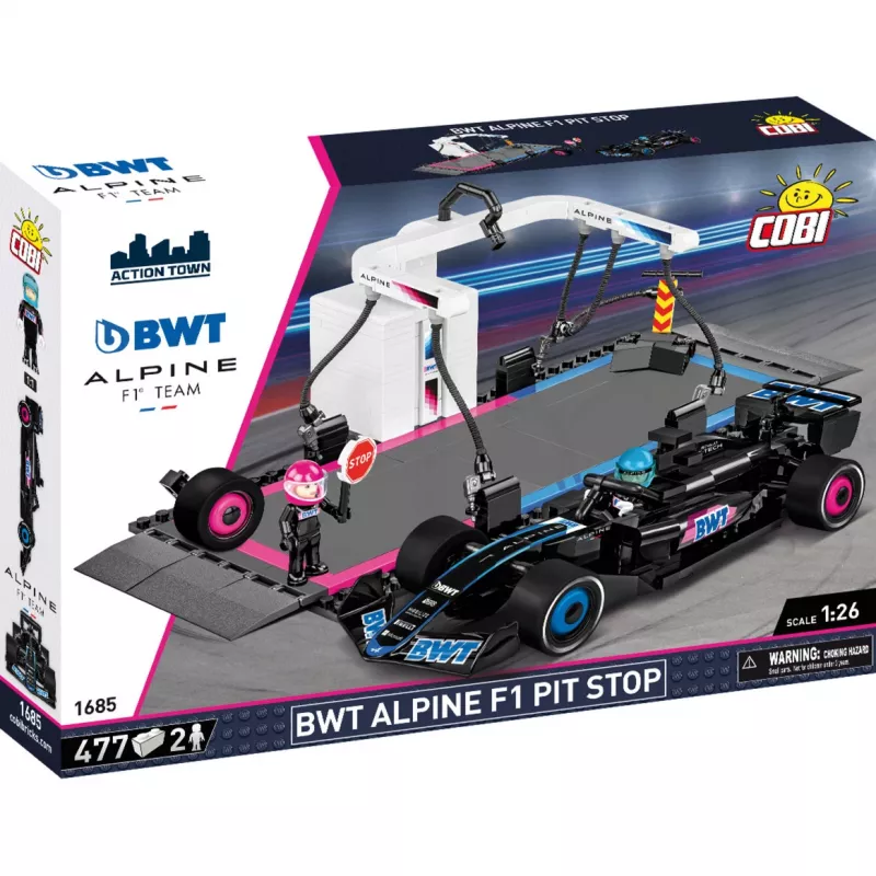 BWT Alpine F1 Boxenstopp, juguete de construcción