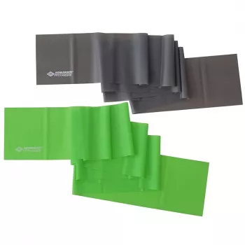 Schildkröt Fitness 960120 Banda de ejercicio TPE antracita, verde