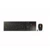 CHERRY DW 9100 SLIM teclado y ratón incluidos universal RF Wireless + Bluetooth checo, eslovaco negro