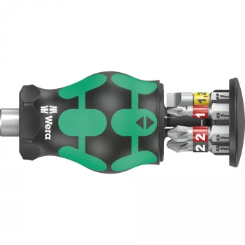 Wera Kraftform compact Stubby Magazin 2 Destornillador multibit Destornillador plano