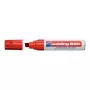 Rotulador permanente Edding 800 punta biselada rojo