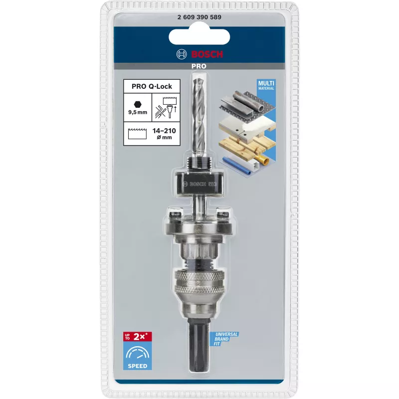 Adaptador de sujeción hexagonal Bosch Q-Lock 2609390589