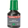 Tinta de recarga para rotulador Edding BT 30 verde 30 ml, 1 ud., tinta de recarga para rotuladores de punta gruesa